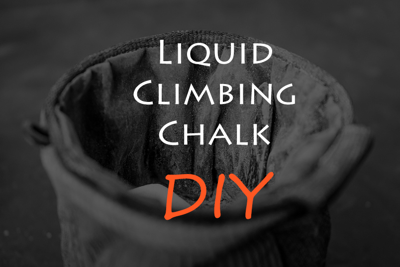 How to make liquid climbing chalk DIY